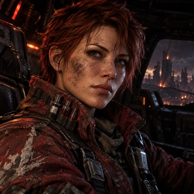Mara “Matchstick” Voss — Hellcat driver